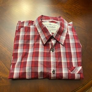 J Campbell men’s button down casual shirt